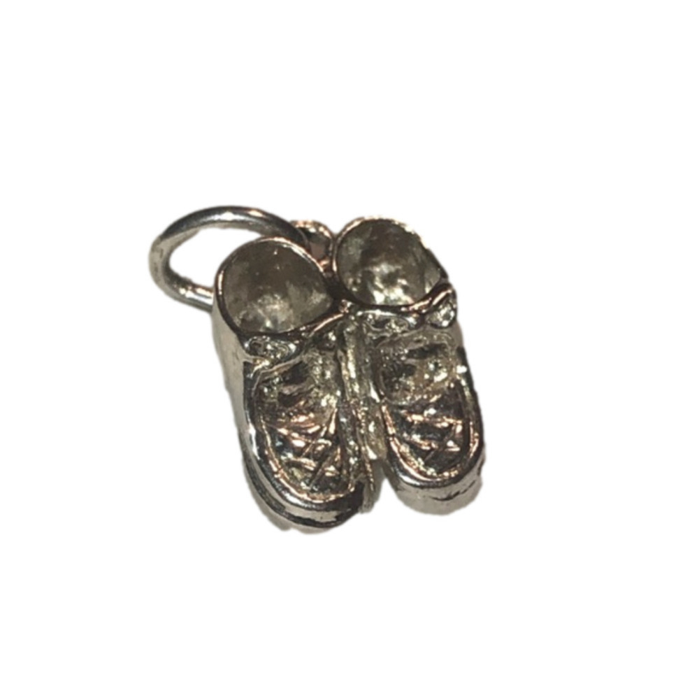 VTG Sterling Silver Mini Boots Shoes Loafers Charm